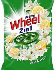ACTIVE WHEEL 2 IN 1 DETERGENT POWDER (1KG)