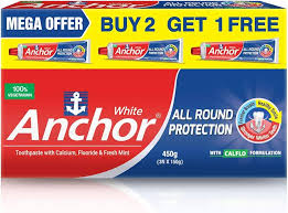 ANCHOR WHITE ALL ROUND PROTECTION (450GM) 3 IN 1