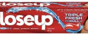 CLOSEUP TRIPLE FRESH FORMULA TOOTHPASTE (150GM)