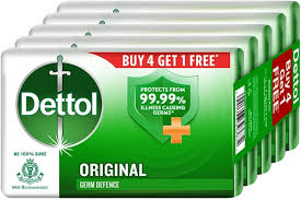 DETTOL ORIGINAL GERM DEFENCE (500GM) 5 PIS 100GM PACK