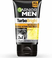 GARNIER MEN TURBO BRIGHT FACE WASH (50ML)