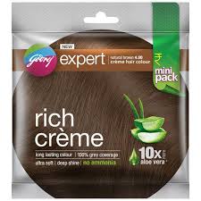 GODREJ NATURAL BROWN HAIR COLOUR 4.00 (20GM + 20ML)
