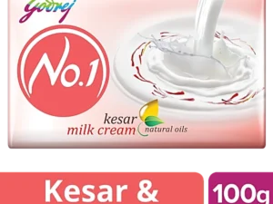 GODREJ NO.1 KESAR MILK CREAM (500GM) 5 PIS 100GM PACK