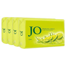 JO LIME SOAP (500GM) 125GM 4 PIS PACK