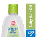 JOHNSONS BABY HAIR OIL (200ML)