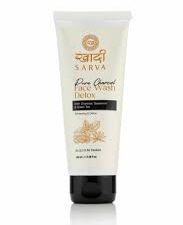 KHADI SARVA PURE CHARCOL FACE WASH DETOX (100ML)