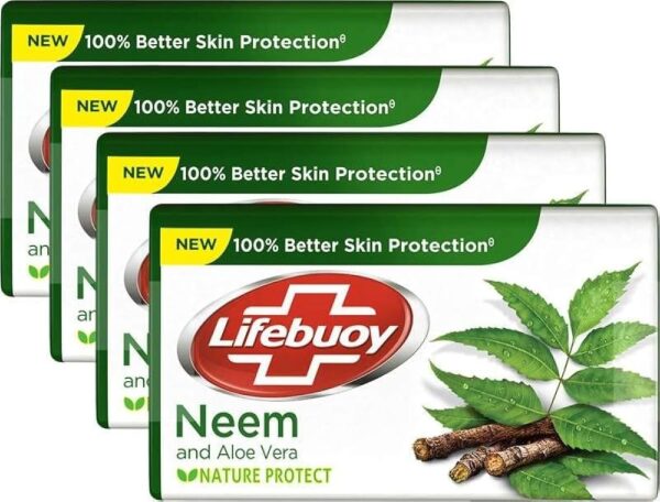 LIFEBUOY NEEM & ALOE VERA SOAP (100x5=500GM) PACK