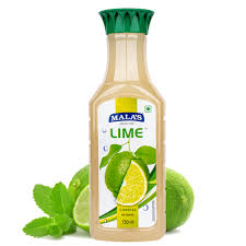 MALA'S LIME SYRUP 750 ML SERVE WITH CHILLED WATER/SODA