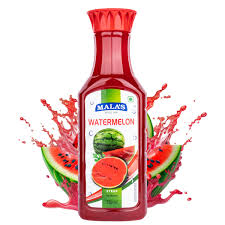 MALA'S WATERMELON  SYRUP 750 ML SERVE WITH CHILLED WATER/MILK