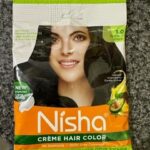 NISHA CREAM HAIR COLOUR 1.0 NARURAL BLACK (20GM+20ML)