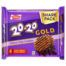 PARLE 20-20 GOLD CHOCOCHIP COOKIES (400GM)