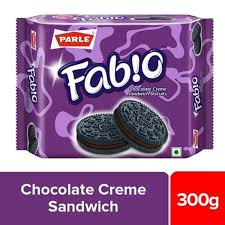 PARLE FABIO CHOCOLATE CREAM SANDWICH BISCUITS (300GM)