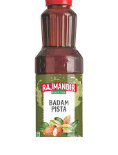 RAJMANDIR BADAM PISTA SHARBAT SYRUP SERVED WITH CHILLED MILK 750 ML