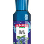 RAJMANDIR BLUE BERRY SHARBAT SYRUP SERVED WITH CHILLED SODA 750 ML