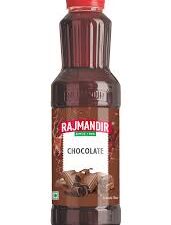RAJMANDIR CHOCOLATE SHARBAT SYRUP SERVED WITH CHILLED MILK 750 ML