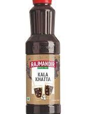 RAJMANDIR KALA KHATTA SHARBAT SYRUP SERVED WITH CHILLED WATER/SODA 750 ML