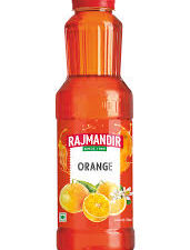 RAJMANDIR ORANGE SHARBAT SYRUP SERVED WITH CHILLED WATER/SODA 750 ML
