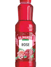 RAJMANDIR ROSE SHARBAT SYRUP SERVED WITH CHILLED WATER/MILK 750 ML
