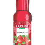 RAJMANDIR STRAWBERRY SHARBAT SYRUP SERVED WITH CHILLED MILK 750 ML