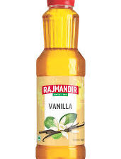 RAJMANDIR VANILLA SHARBAT SYRUP SERVED WITH CHILLED MILK 750 ML