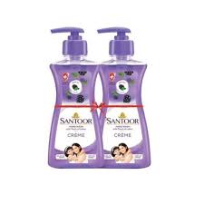 SANTOOR HAND WASH CREAM (200+200ML) 400ML