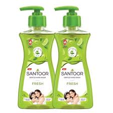SANTOOR HAND WASH FRESH (200+200ML) 400ML