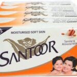 SANTOOR SANDAL & ALMOND MILK (400GM) 4 PIS 100GM PACK
