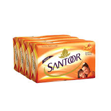 SANTOOR SANDAL & TURMERIC (176GM) 4 PIS 44 GM PACK