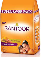 SANTOOR SANDAL & TURMERIC (500GM) WITH ROYAL SANTOOR SANDAL SOAP FREE IN SIDE
