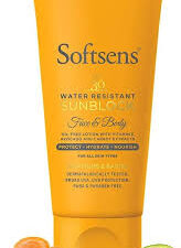 SOFT SENNS SUNBLOCK FACE & BODY (50GM)+BABY MILK BAR SOAP FREE