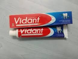 VIDANT NATURAL MINT TOOTHPASTE (200GM) FREE TOOTH BRUSH INSIDE WORTH RS.25/-