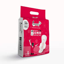 WOMZY JUMBO SANITARY PADS XXL 40 PADS