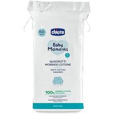 CHICCO BABY MOMENTS COTTON SQUARES