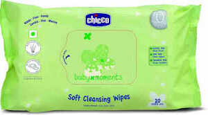 CHICCO CLEANSING WIPES 20 PCS