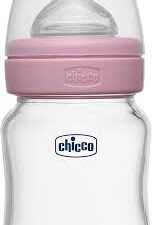 CHICCO NEW GLASS FEEDING BOTTLES SLOW FLOW 120ML 0M