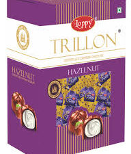 LOPPY TRILLON HAZELNUT CHOCOLATE BOX 80 PCS