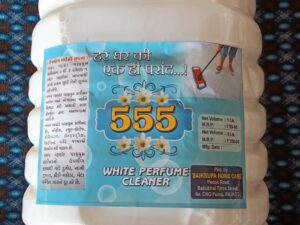 555 WHITE PERFUME CLEANER FINAILE 5 L