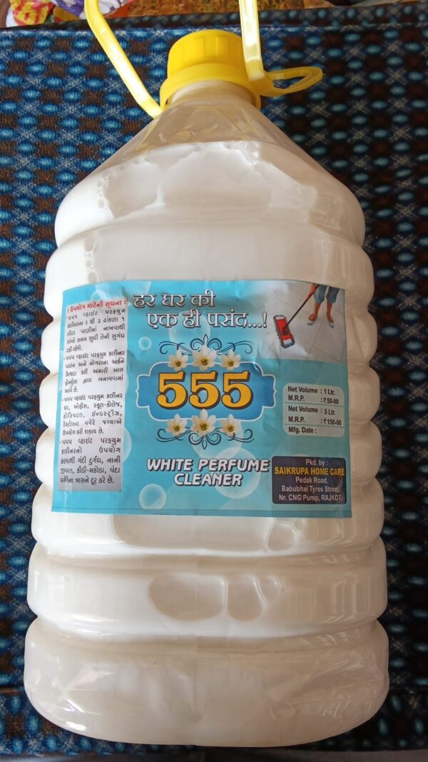 555 WHITE PERFUME CLEANER FINAILE 5 L
