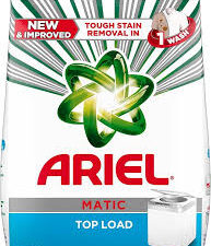 ARIEL MATIC DETERGENT POWDER TOP LAND STAIN REMOVAL IN WASHING MACHINE 2 KG