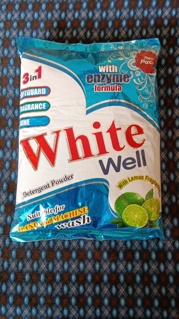WHITE WELL HAND & MACHINE WASH POWDER 1 KG